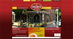 Desktop Screenshot of lescolocscaferesto.com