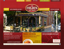 Tablet Screenshot of lescolocscaferesto.com